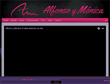 Tablet Screenshot of alfonsoymonica.com